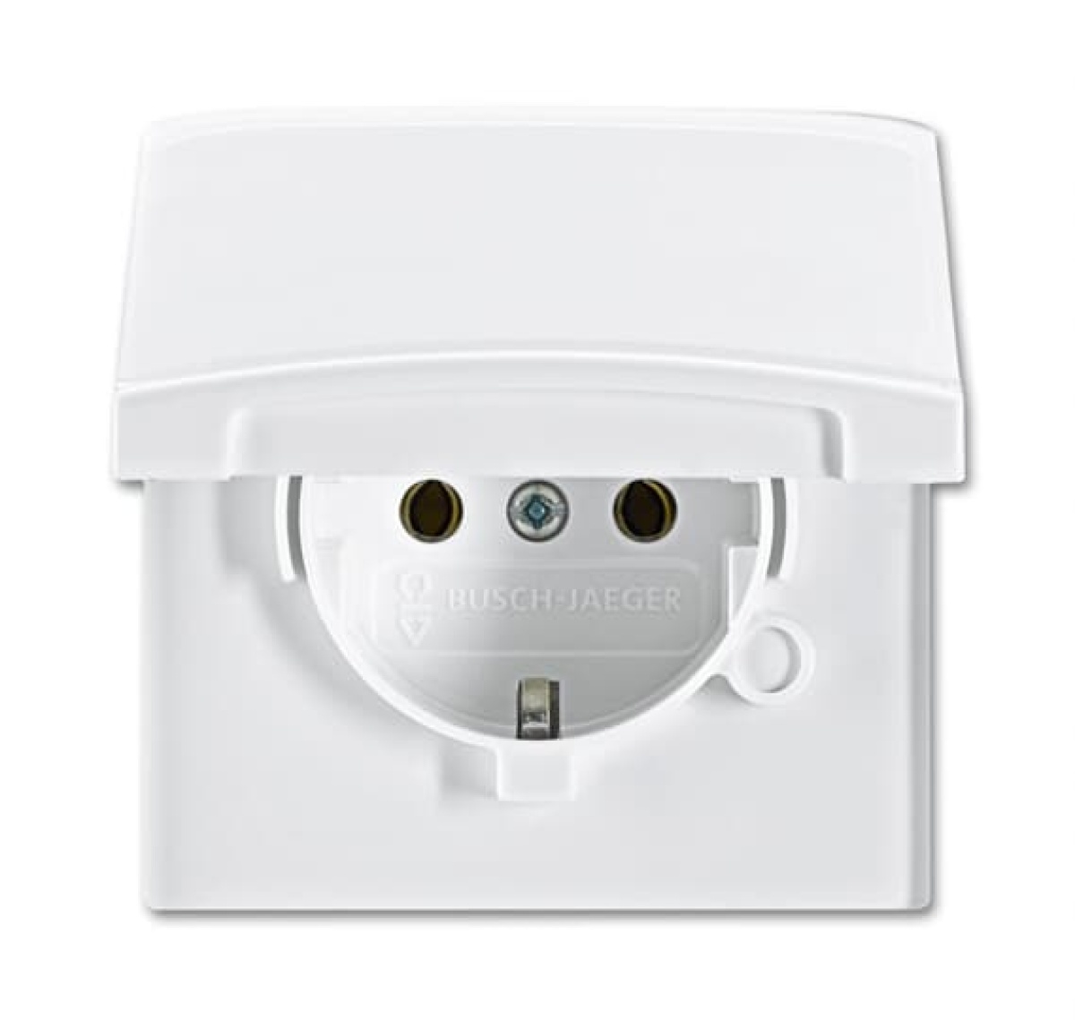Socket Outlets with Hinged Lid alpine white - Allwetter 44 IP 44