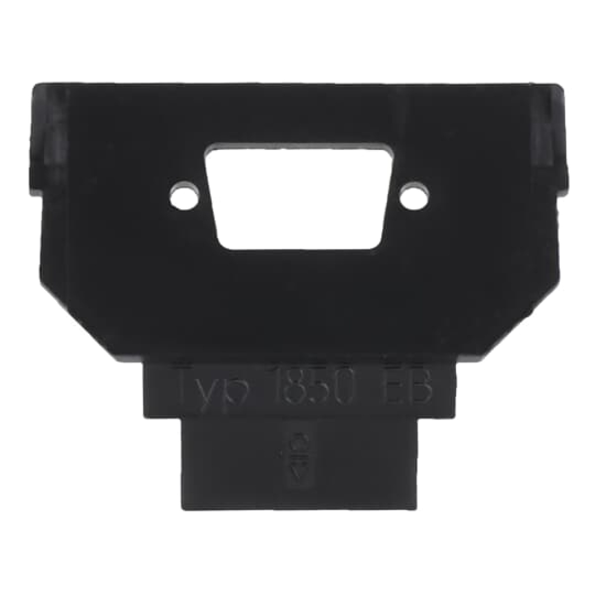 Socket Fixing Plate for D-sub-miniature 1 gang anthracite