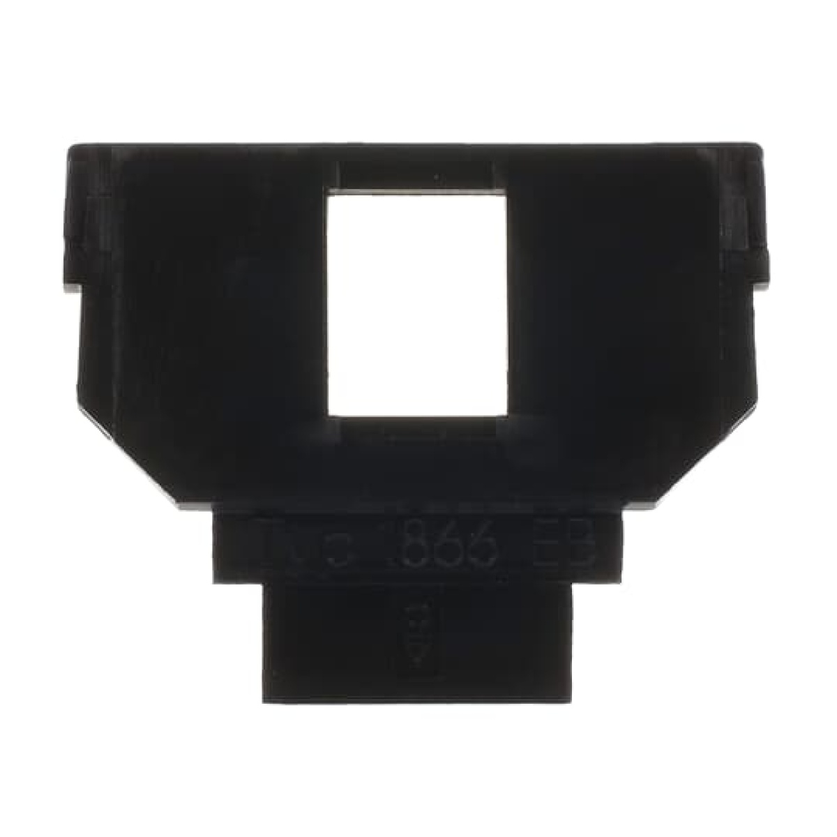 Socket Fixing Plate for Modular Jack 1 gang anthracite
