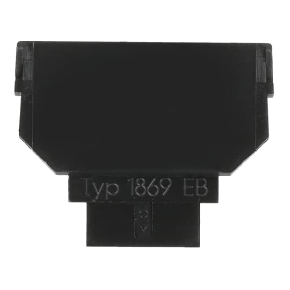 Socket Fixing Plate for Blind cap 2 gang anthracite