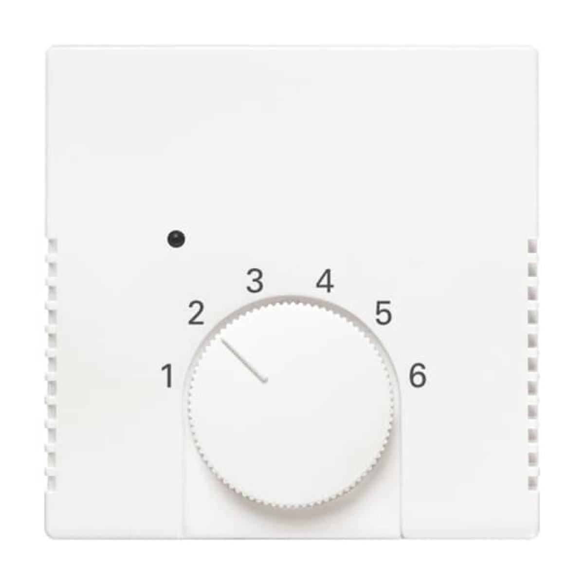 Cover Plate for Thermostat Turn button studio white - 63x63