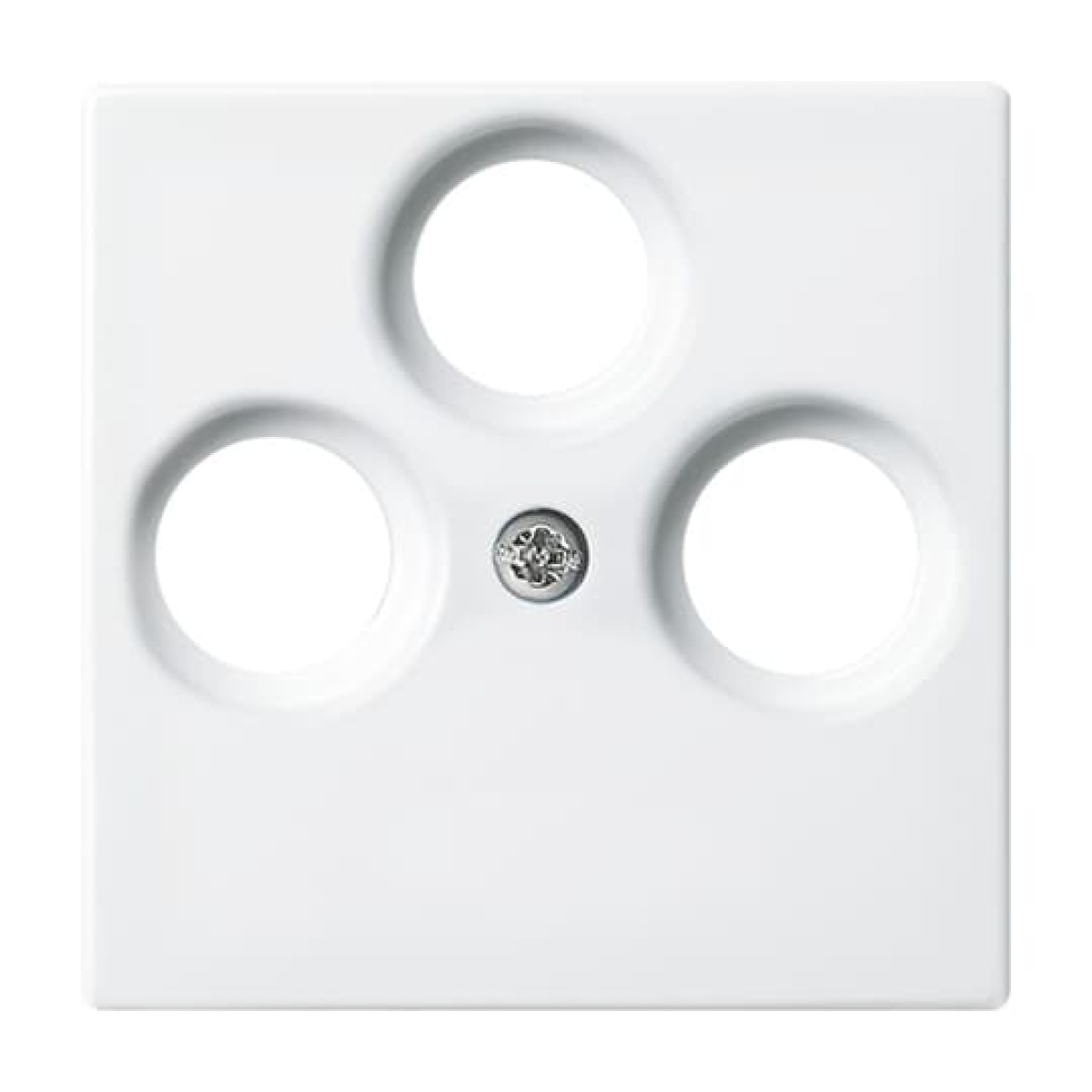 Cover plate SAT 3 gang alpine white - Busch-balance SI