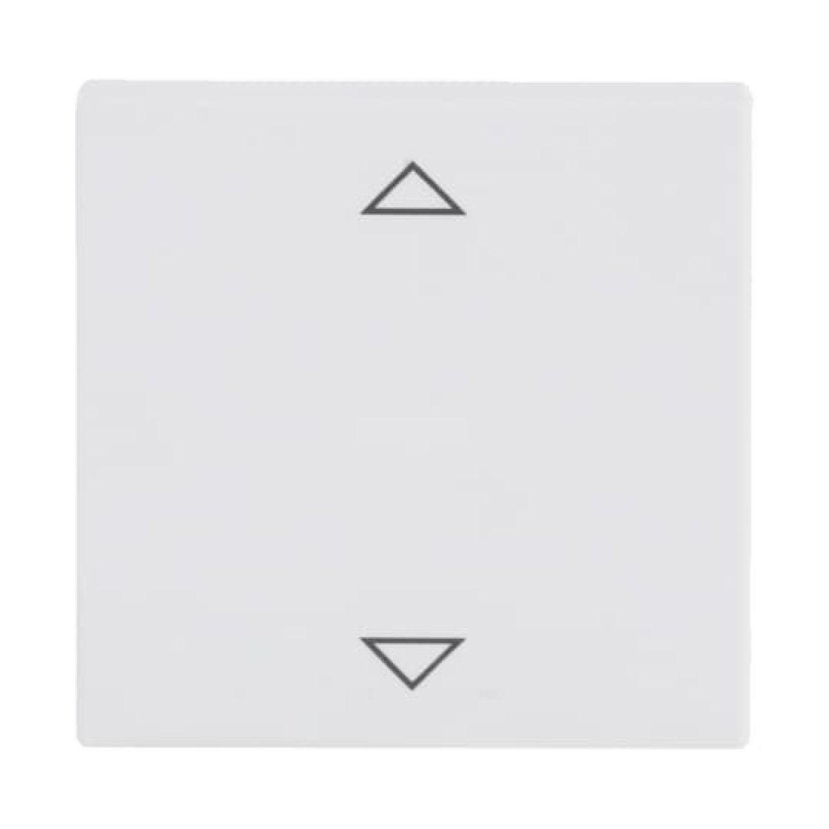 Rocker with legend Symbol "arrows" for Venetian blind, Single rocker studio white matt - Platform 63