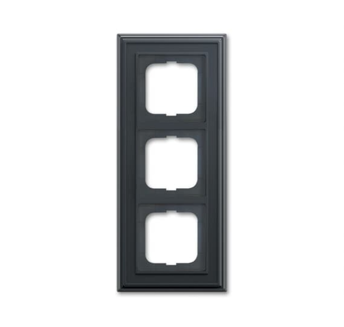 Cover frame 3-gang anthracite - Busch-Dynasty