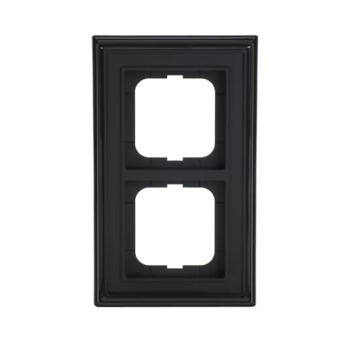 Cover frame 2-gang anthracite - Busch-Dynasty