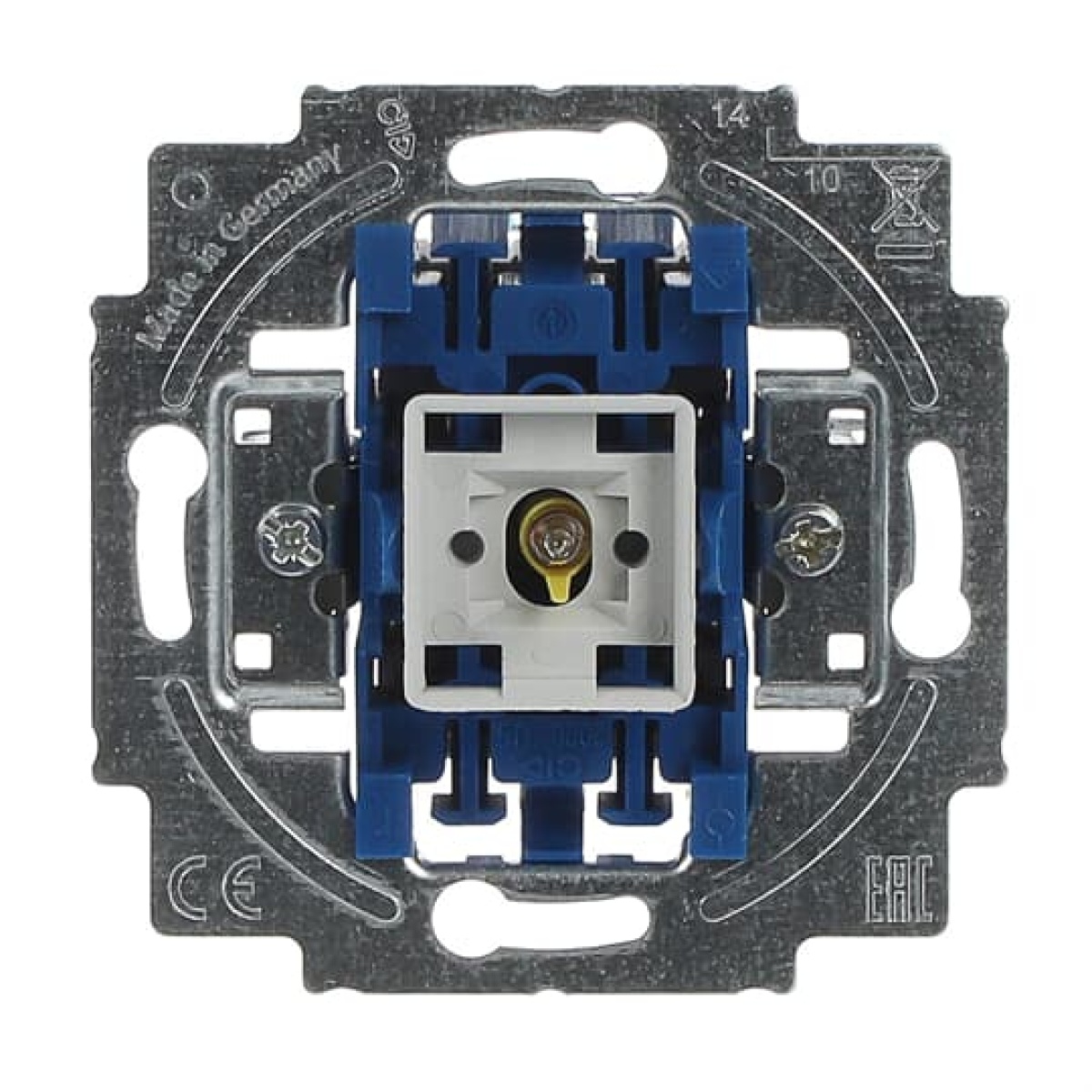 Rocker control switch Two-way switch for 1 rocker, Neon lampOrange 16 A