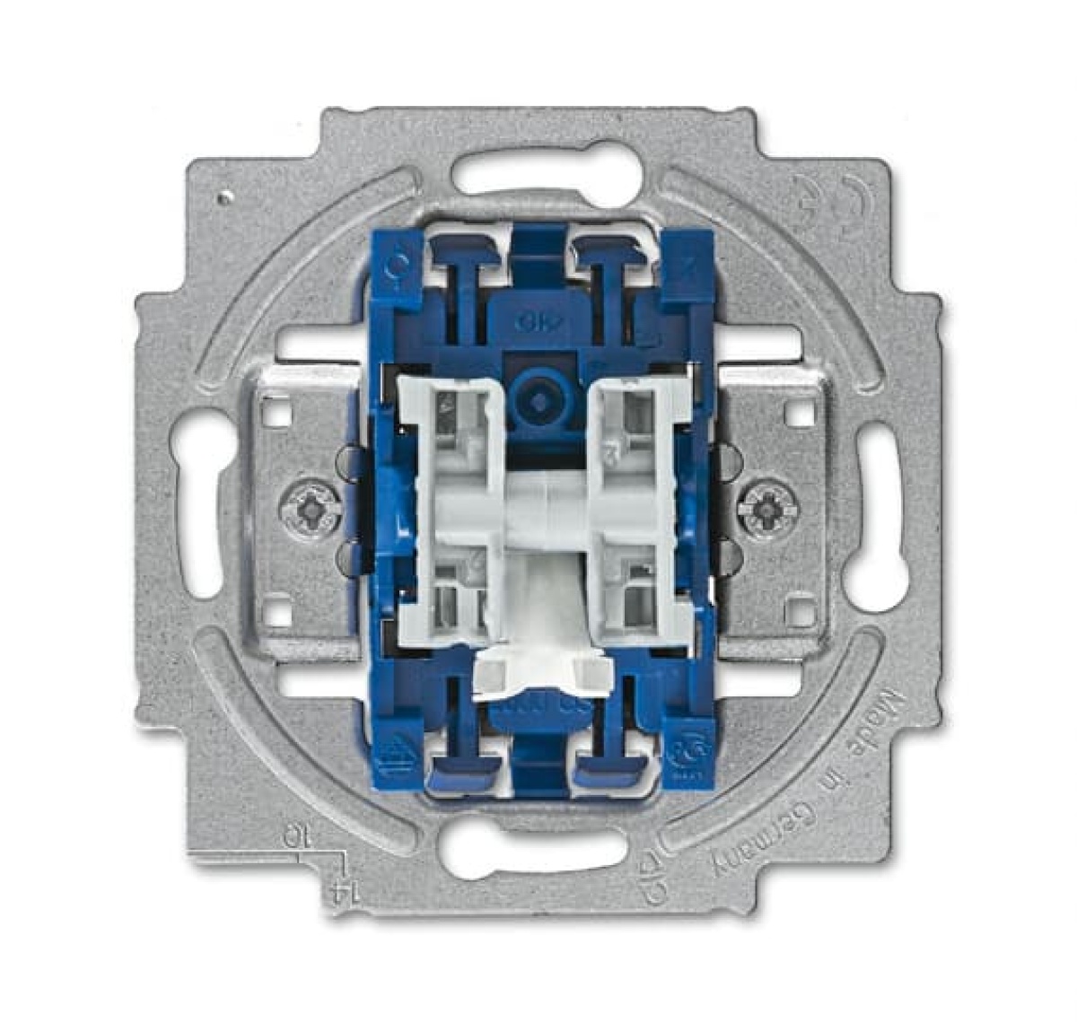 Flush Mounted Inserts Single push button Series switch for 2 rocker, LED not exchangeableOrange 16 A