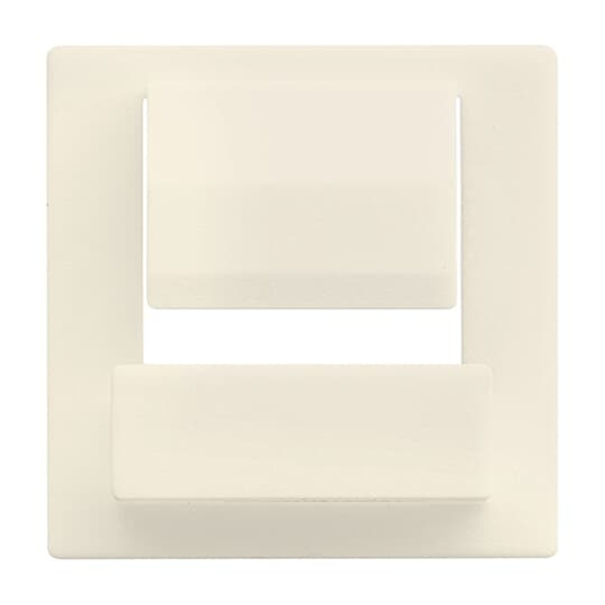 Cover plate PowerDock 1 gang ivory white - Platform 63