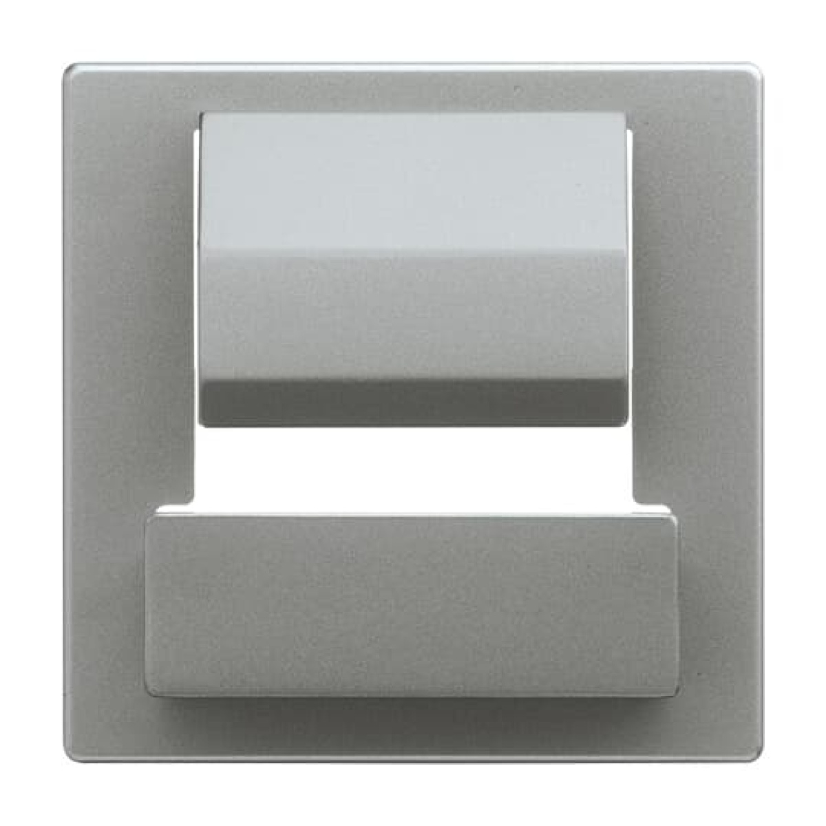 Cover plate PowerDock 1 gang grey metallic - Platform 63