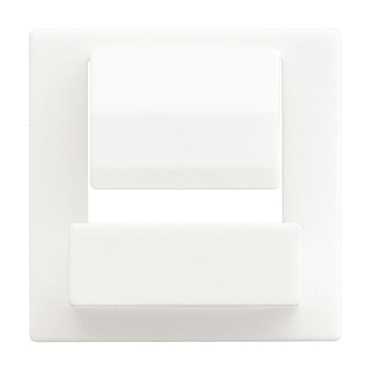 Cover plate PowerDock 1 gang studio white matt - Platform 63