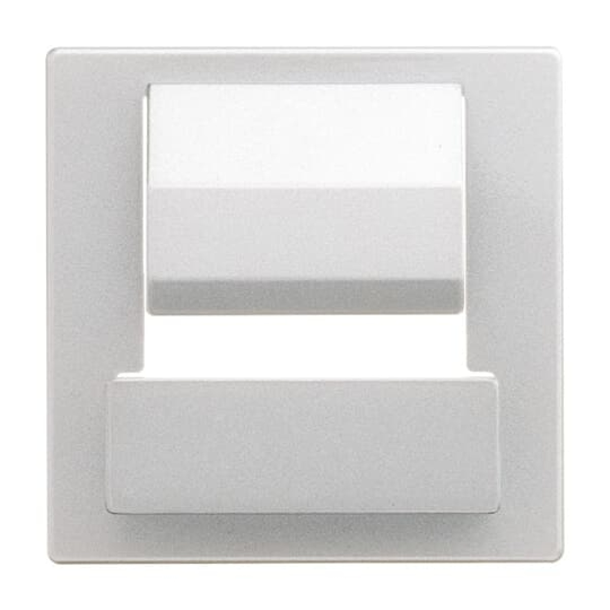Cover plate PowerDock 1 gang stainless steel - Pure Stainless Steel