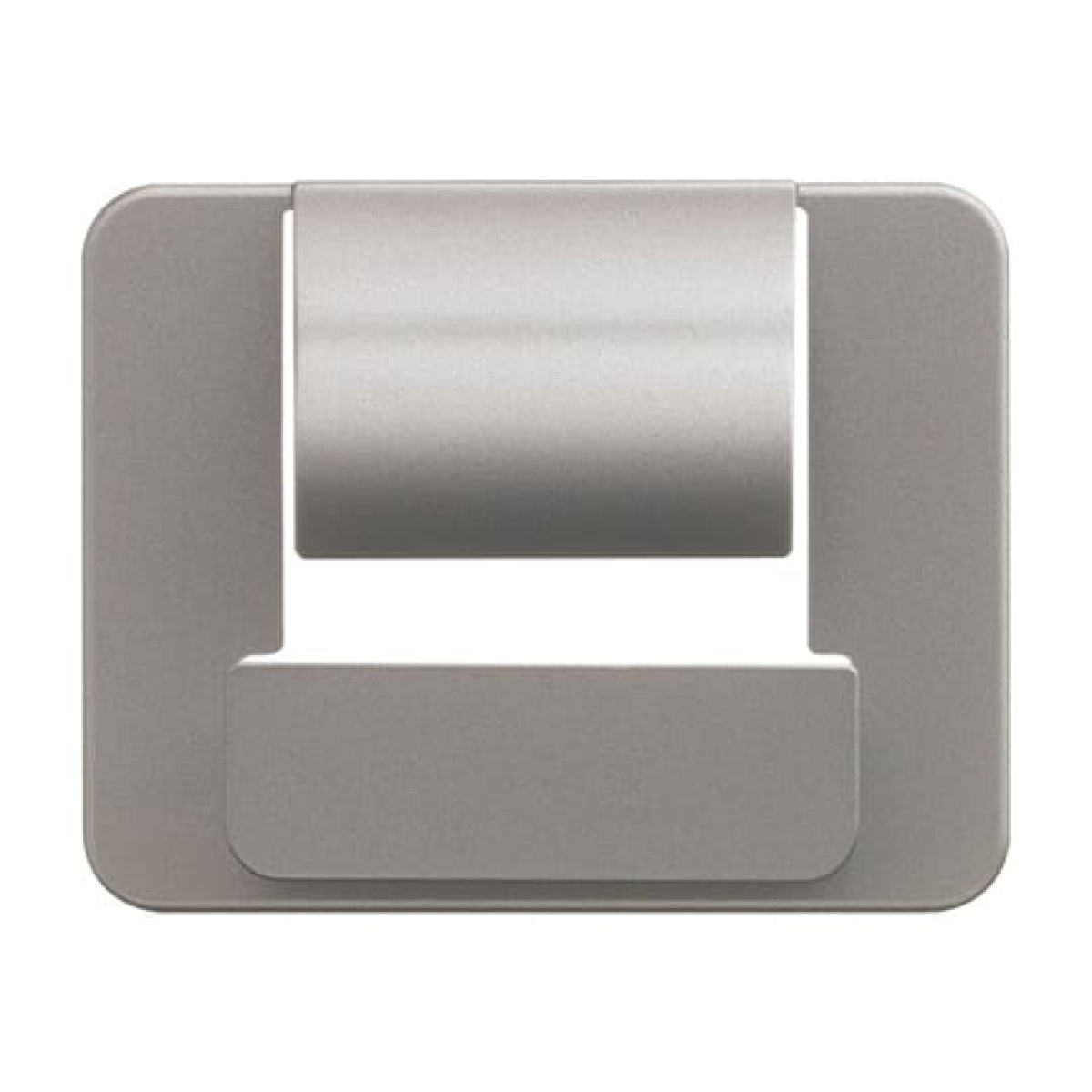 Cover plate PowerDock 1 gang platinum - alpha