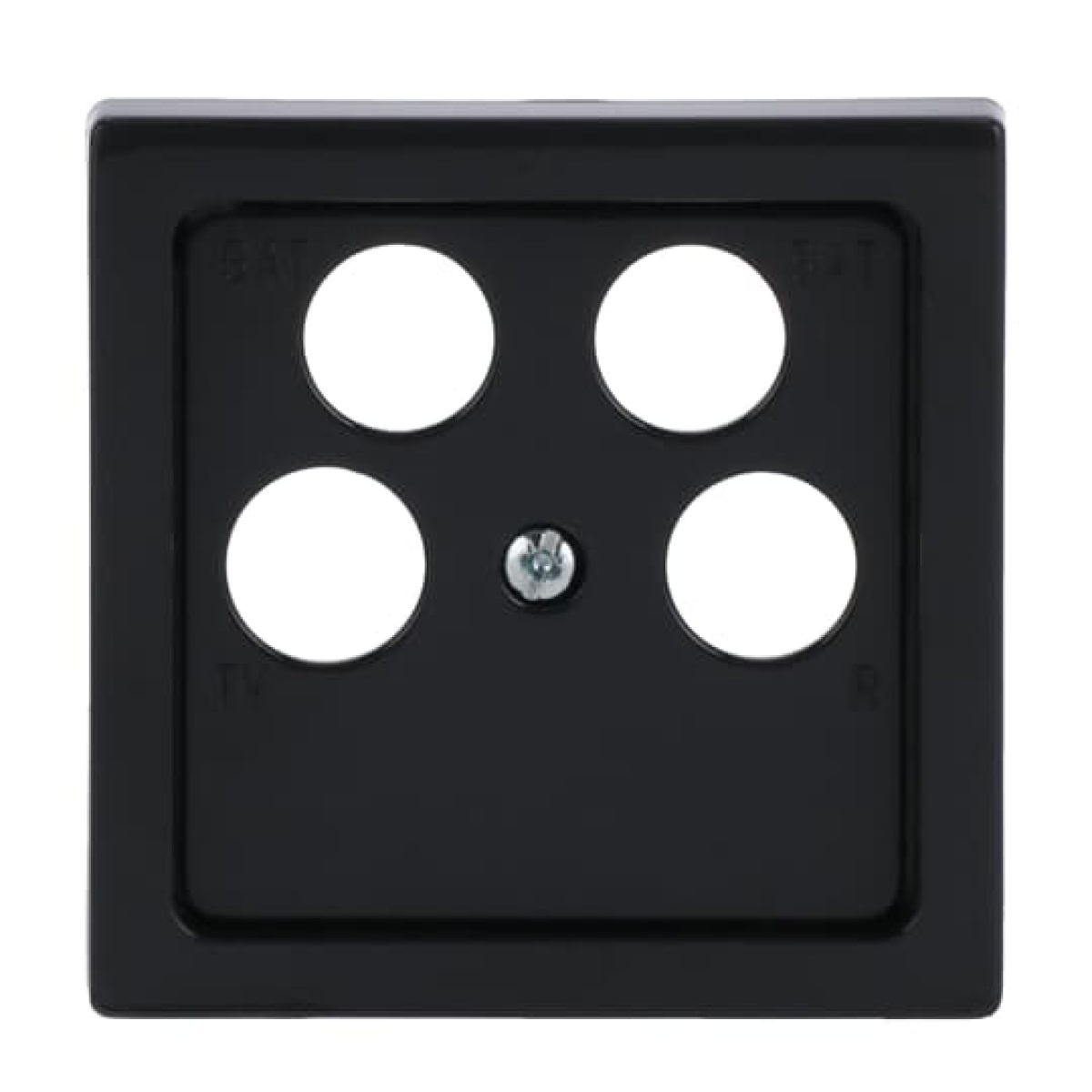 Cover plate SAT 4 gang anthracite - Platform 63