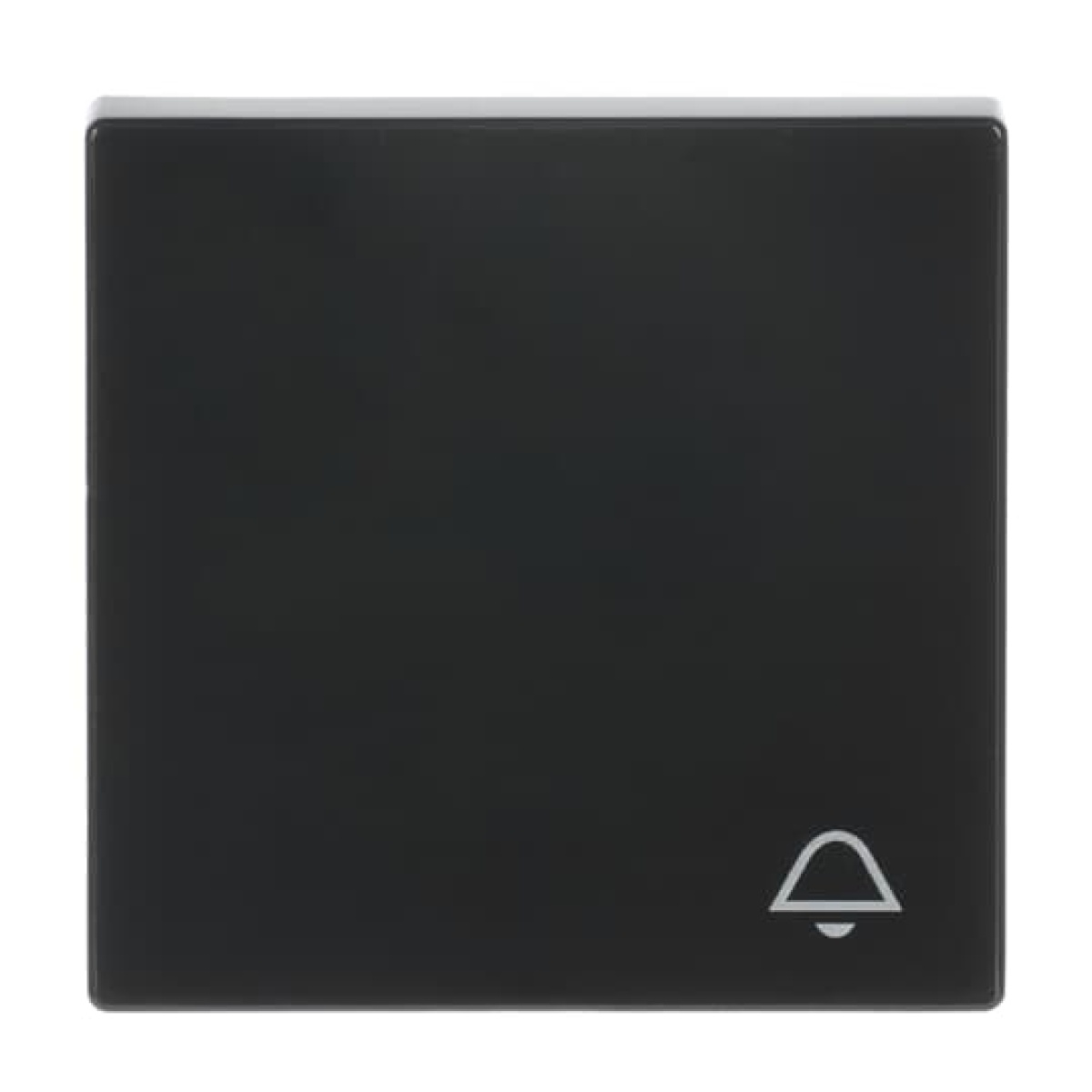 Rocker with legend Symbol "bell" for Switchpush button, Single rocker anthracite - Platform 63