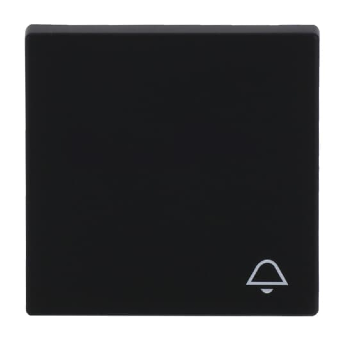 Rocker with legend Symbol "bell" for Switchpush button, Single rocker black matt - Platform 63