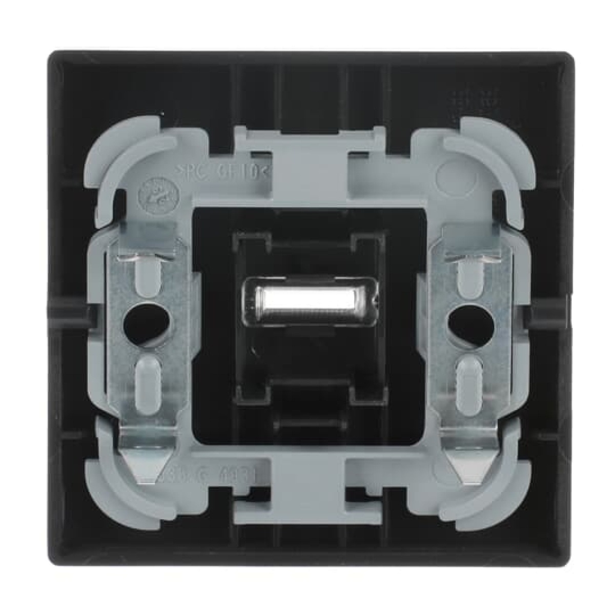 Rocker with Small Transparent Calotte for Switchpush button, Single rocker anthracite - Platform 63