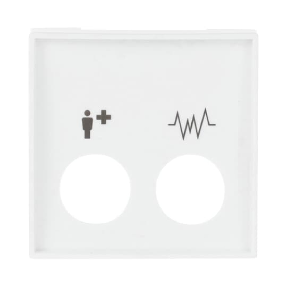 Cover plate Call unit studio white - Platform 63