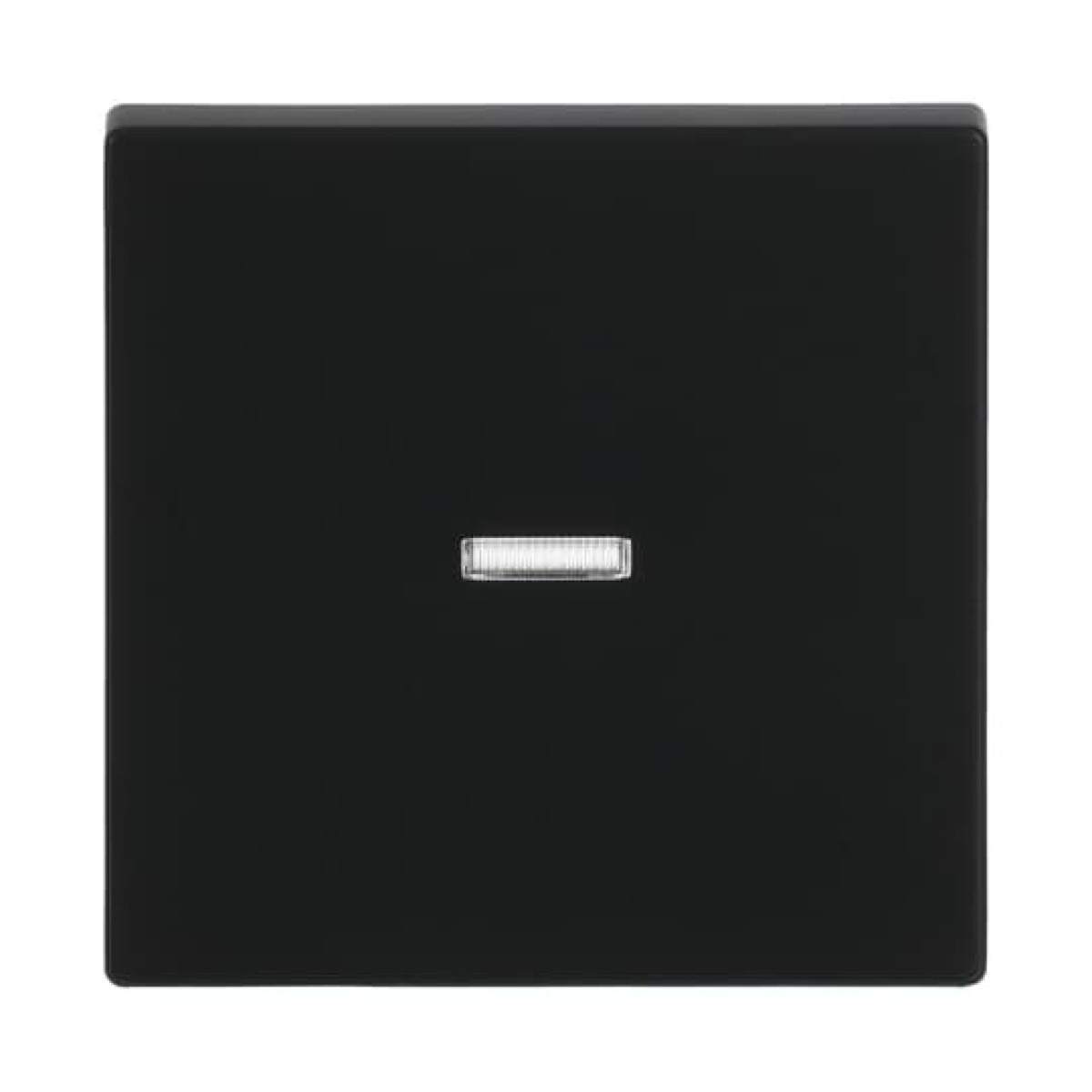 Rocker with Small Transparent Calotte for Switchpush button, Single rocker black matt - Platform 63