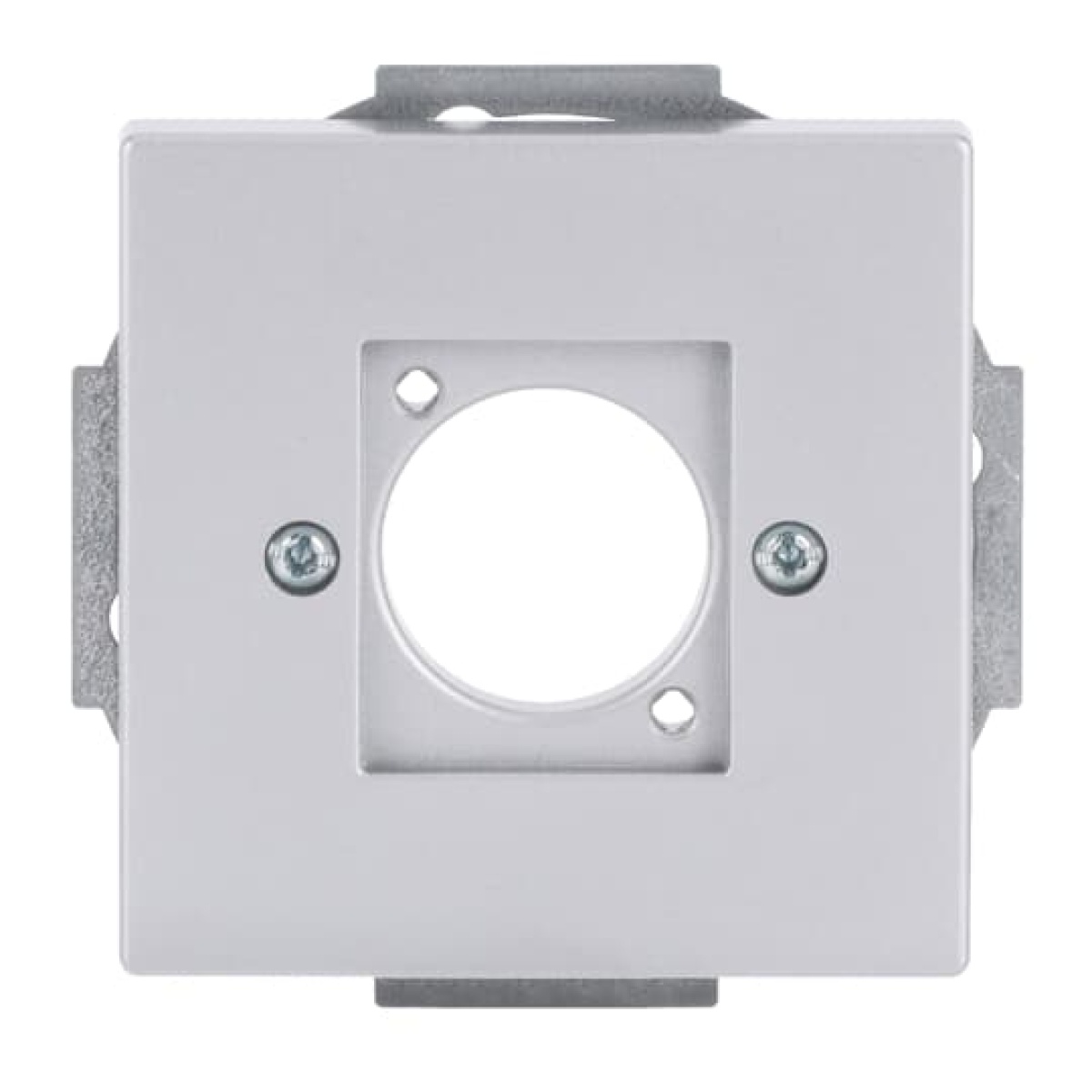 Cover plate XLR 1 gang aluminium silver - Platform 63