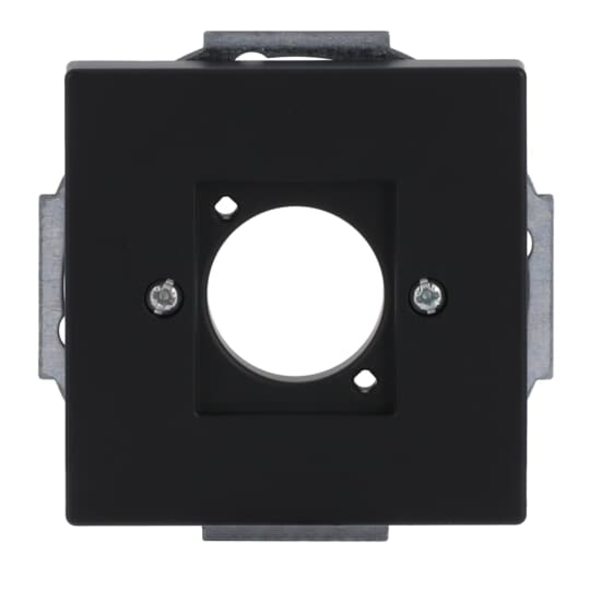 Cover plate XLR 1 gang black matt - Platform 63