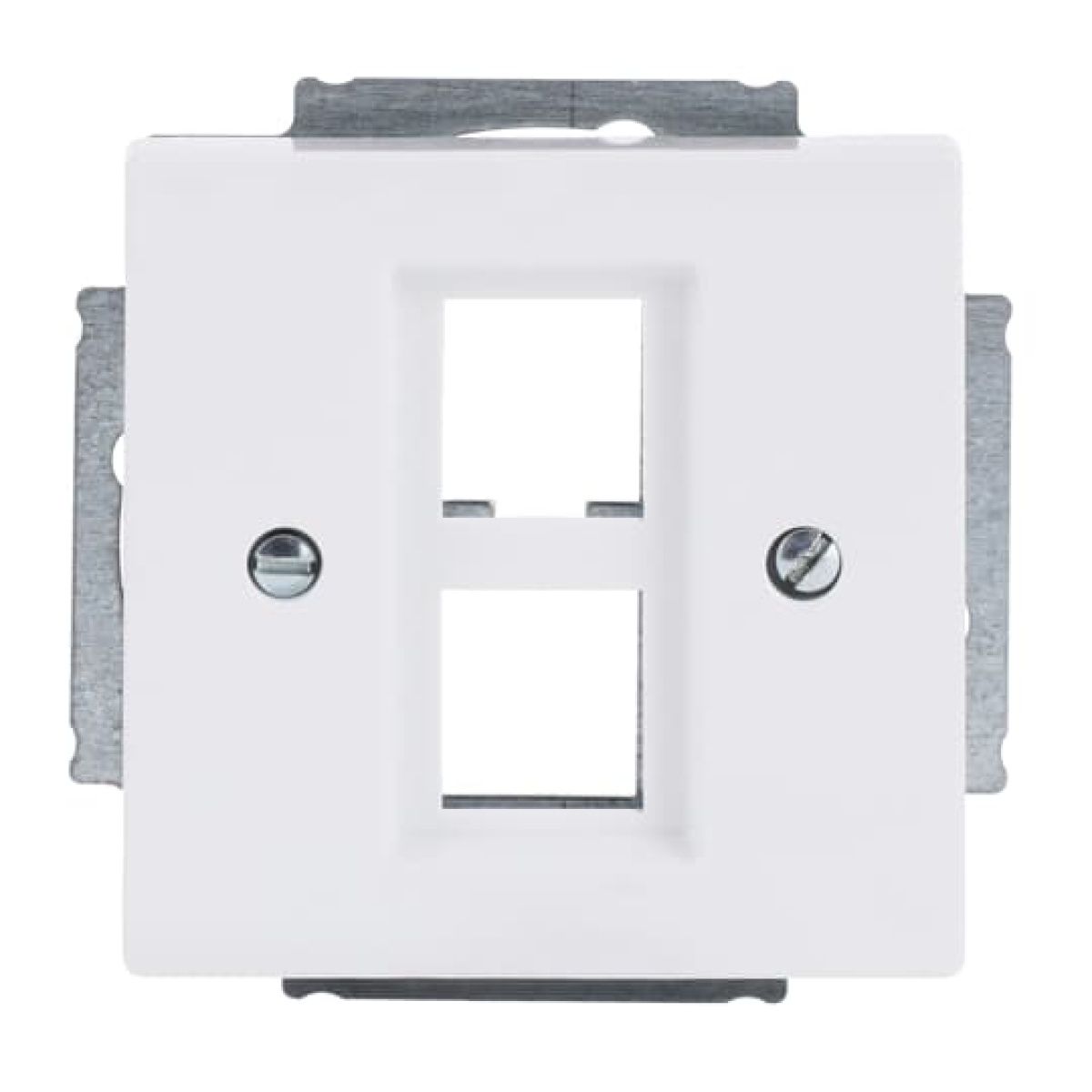 Cover plate Modular Jack 2 gang studio white - Platform 63