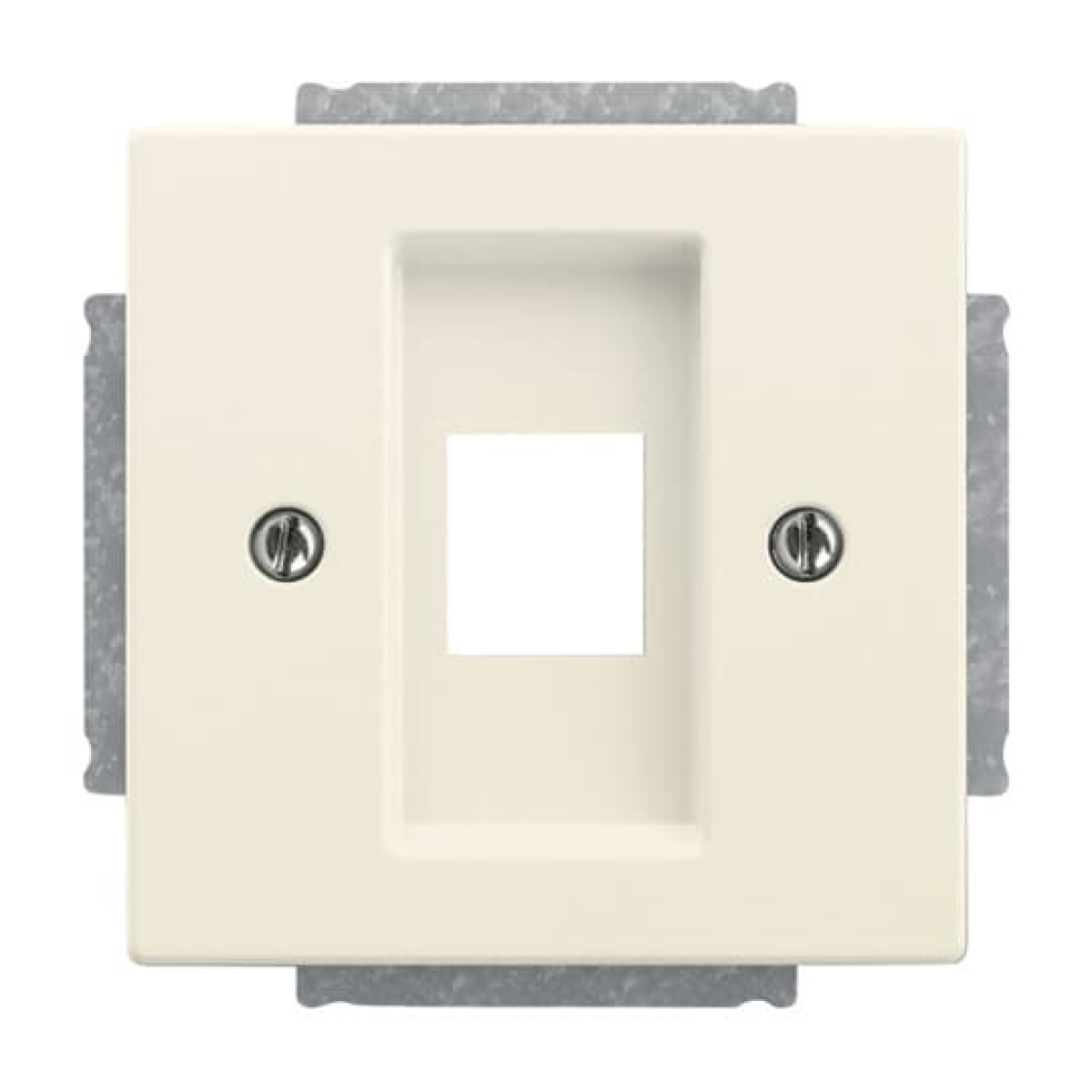 Cover plate Modular Jack 1 gang ivory white - Platform 63