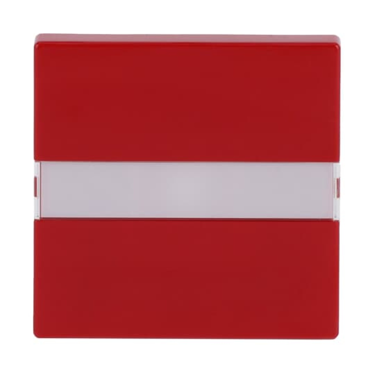 Rocker with labelling field for Switchpush button, Single rocker red - Platform 63