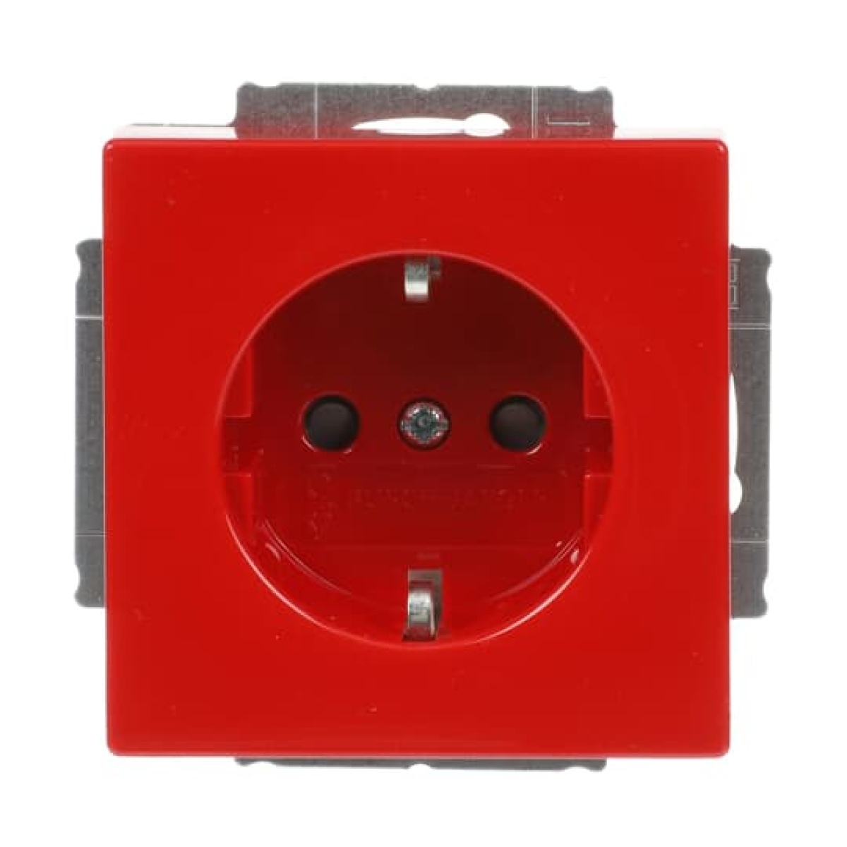 SCHUKO socket insert Safety Shutter red - Platform 63