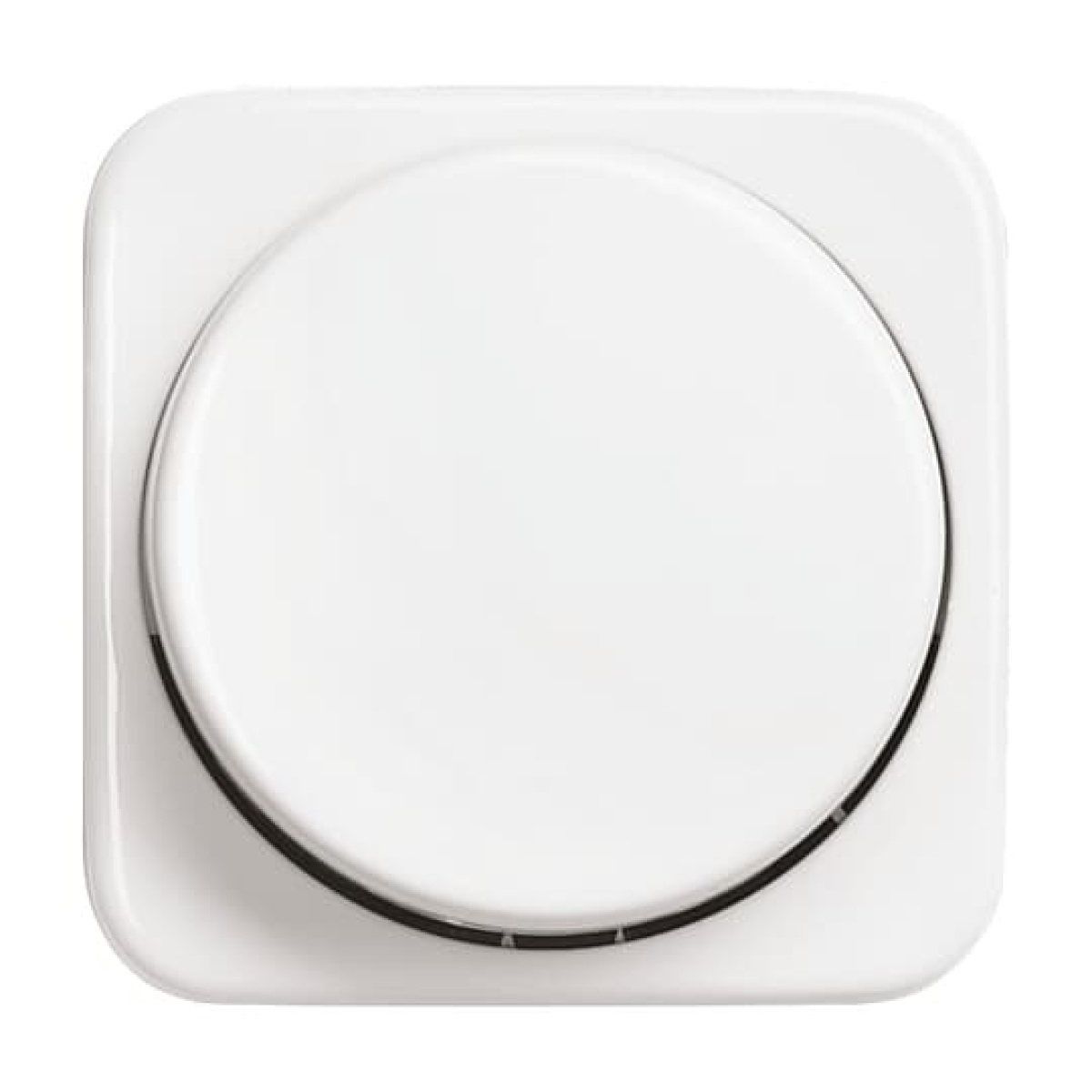 Busch-Dimmer Cover plate for Dimmer Turn button alpine white - Reflex SI