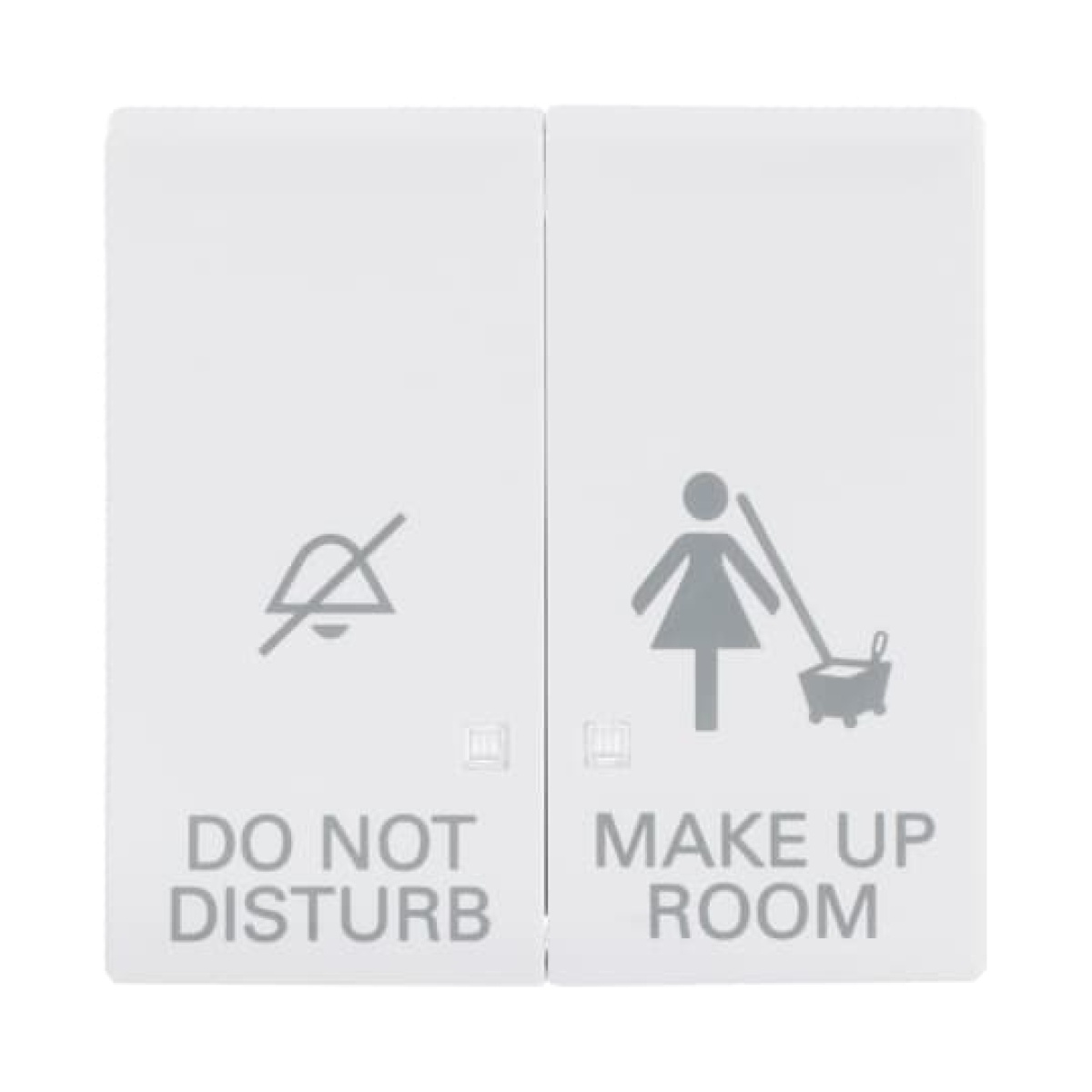 Rocker with legend DND, MUR 1gang for Switchpush button Two-part rocker studio white - Platform 63