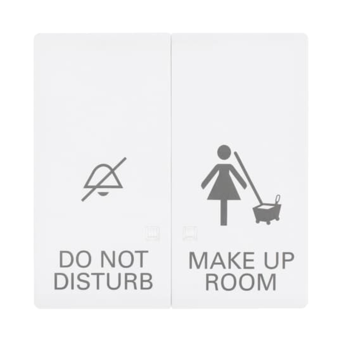 Rocker with legend DND, MUR 1gang for Switchpush button Two-part rocker studio white matt - Platform 63