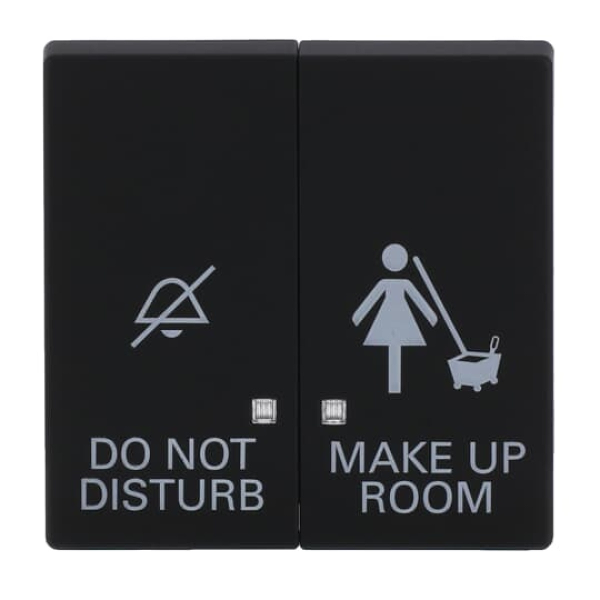 Rocker with legend DND, MUR 1gang for Switchpush button Two-part rocker black matt - Platform 63