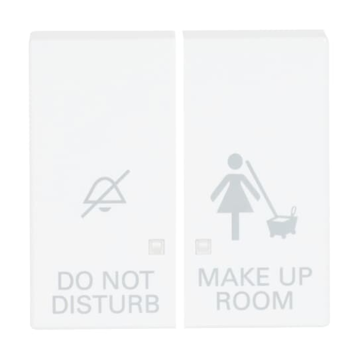 Rocker with legend DND, MUR for Switchpush button Two-part rocker studio white - Platform 63