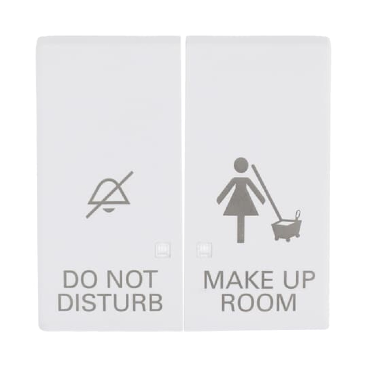 Rocker with legend DND, MUR for Switchpush button Two-part rocker studio white matt - Platform 63