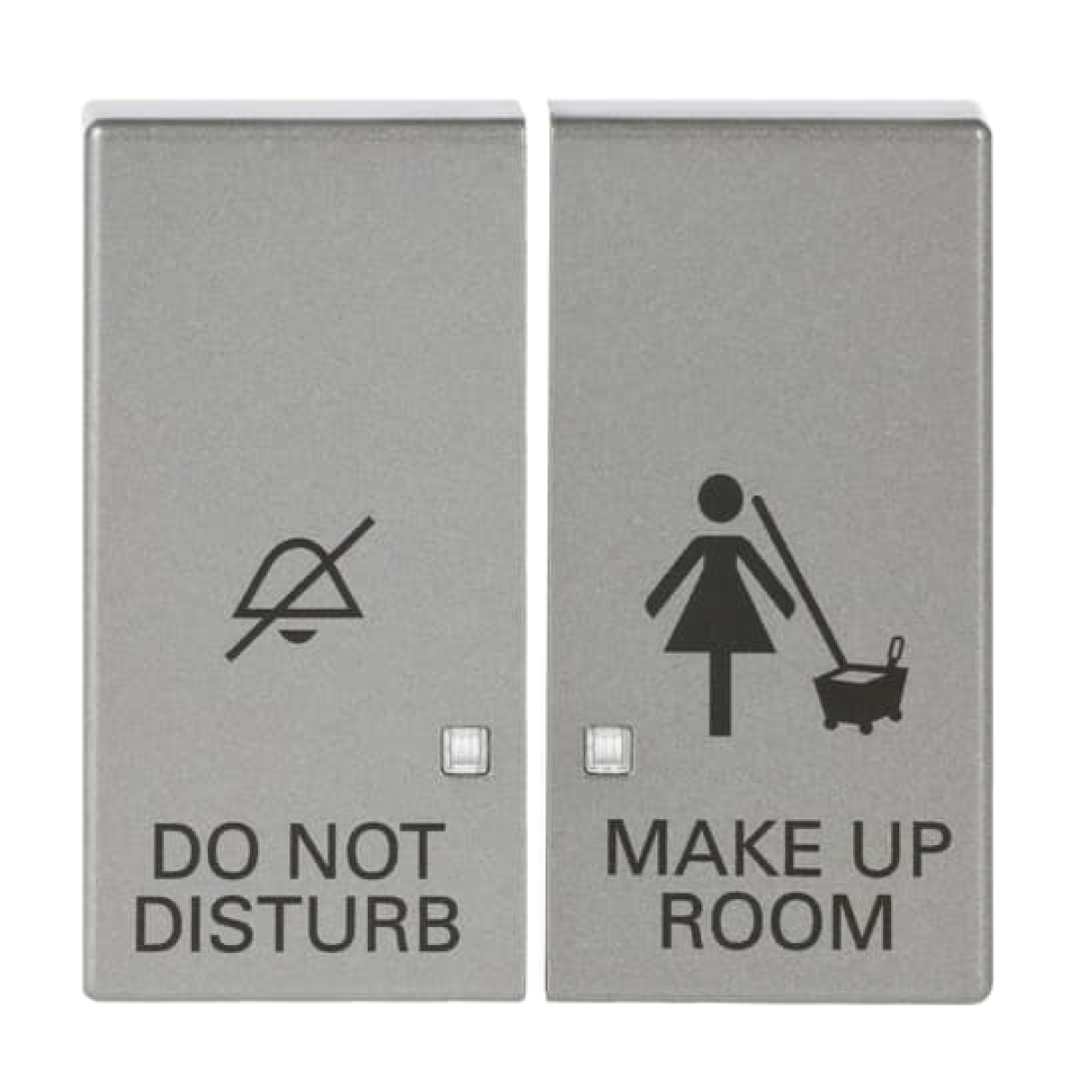 Rocker with legend DND, MUR for Switchpush button Two-part rocker grey metallic - Platform 63