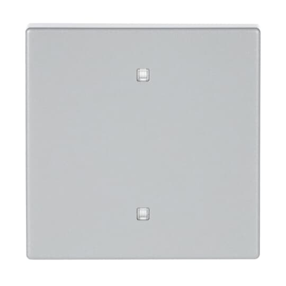 Rocker for Electronic push button Single rocker aluminium silver - Platform 63