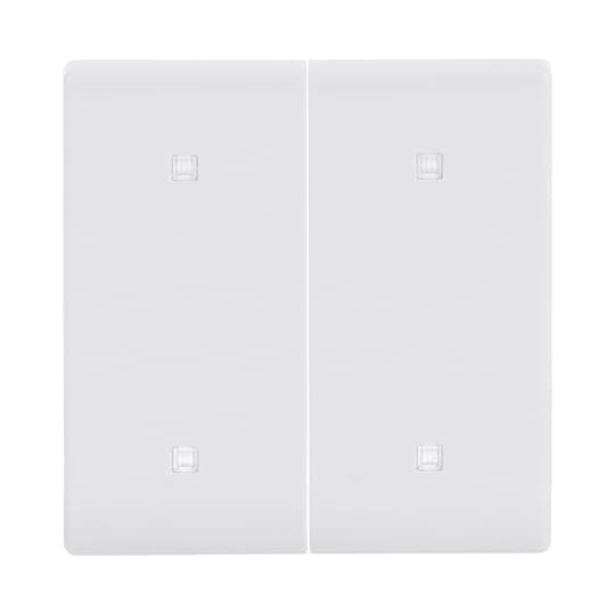 Rocker for Electronic push button Two-part rocker studio white - Platform 63