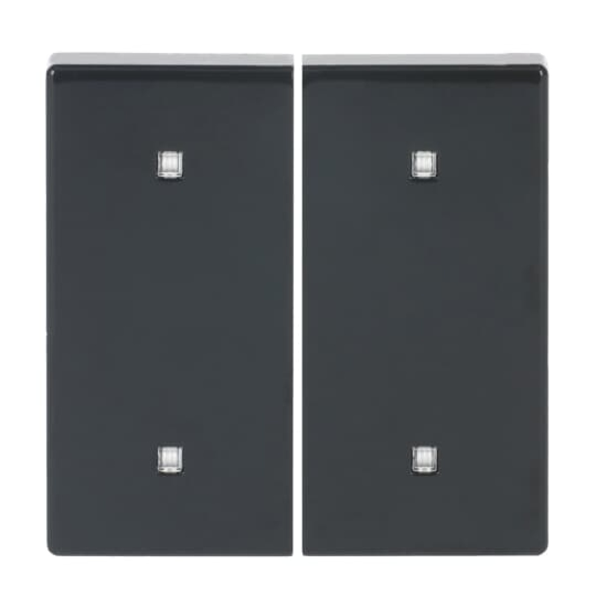 Rocker for Electronic push button Two-part rocker anthracite - Platform 63