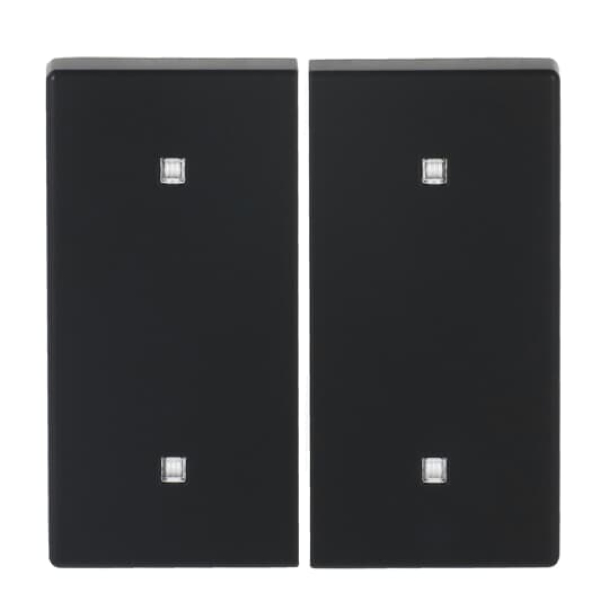 Rocker for Electronic push button Two-part rocker black matt - Platform 63