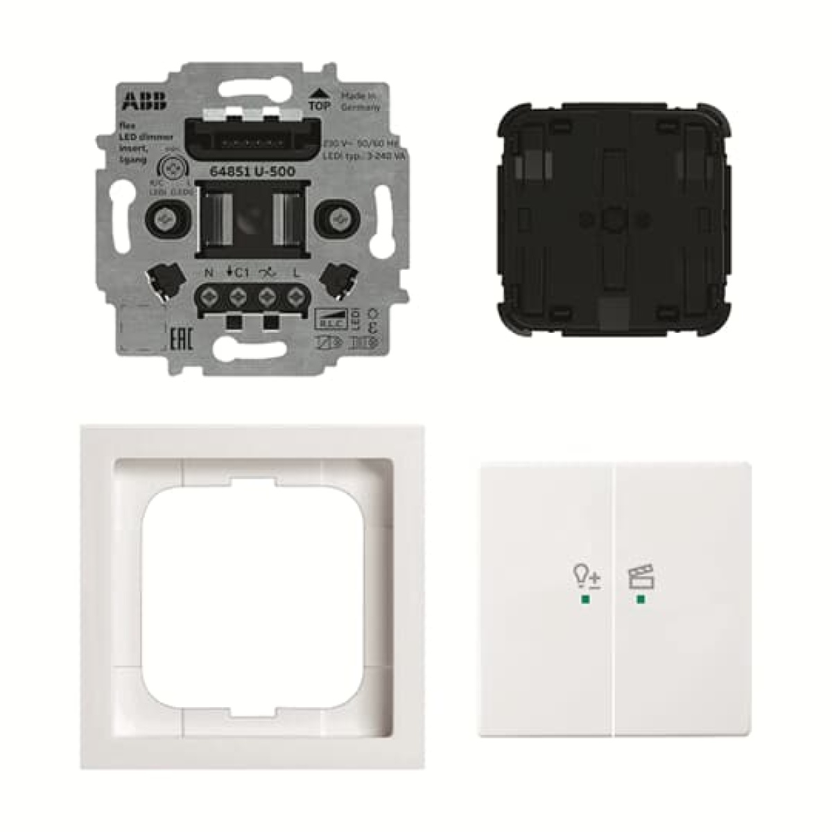 Kits 1gang Wireless studio white - future linear