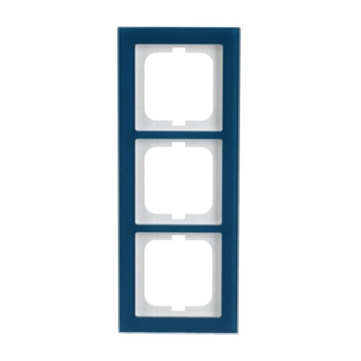 Cover frame 3-gang glass ocean - Busch-axcent pur