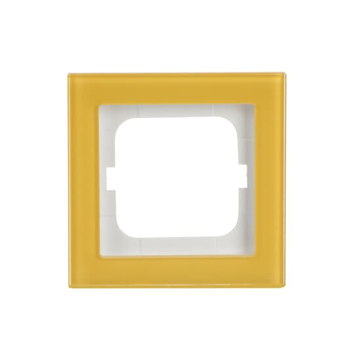 Cover frame 1-gang glass sun - Busch-axcent pur