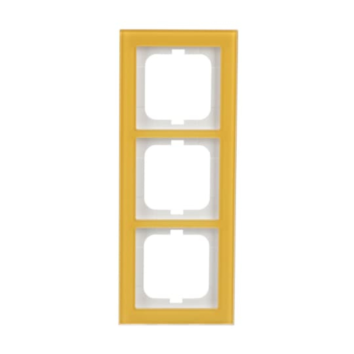 Cover frame 3-gang glass sun - Busch-axcent pur