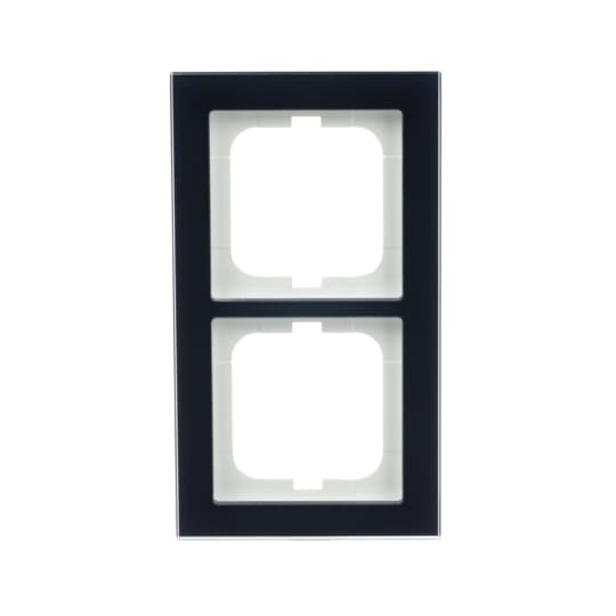 Cover frame 2-gang glass purple - Busch-axcent pur