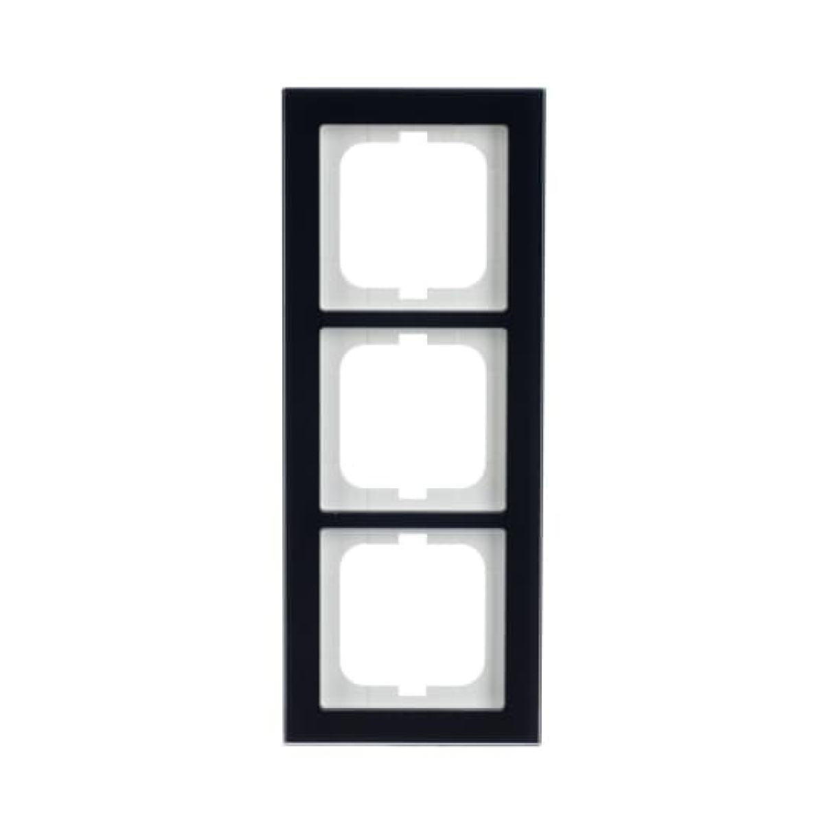 Cover frame 3-gang glass purple - Busch-axcent pur