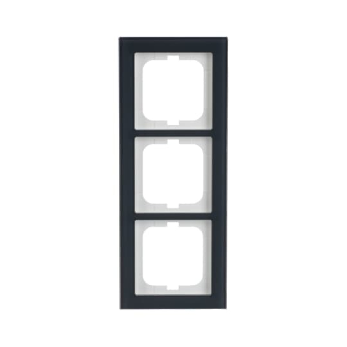 Cover frame 3-gang glass oyster - Busch-axcent pur
