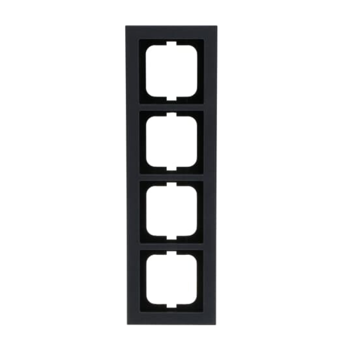 Cover frame 4-gang paper blue - Busch-axcent pur