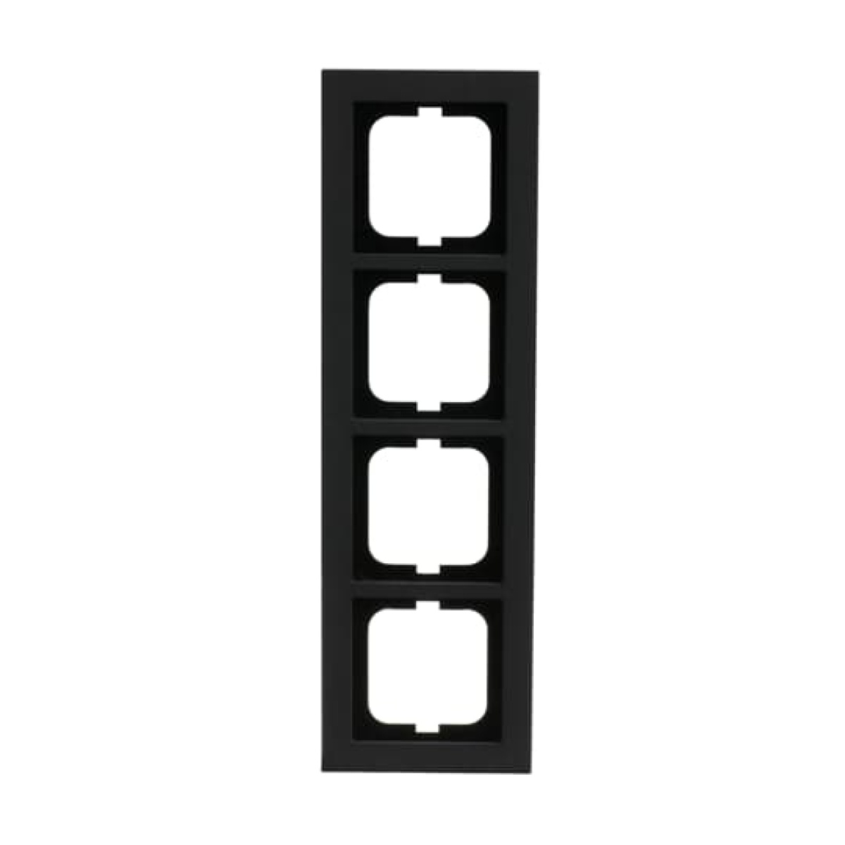 Cover frame 4-gang slate grey - Busch-axcent pur