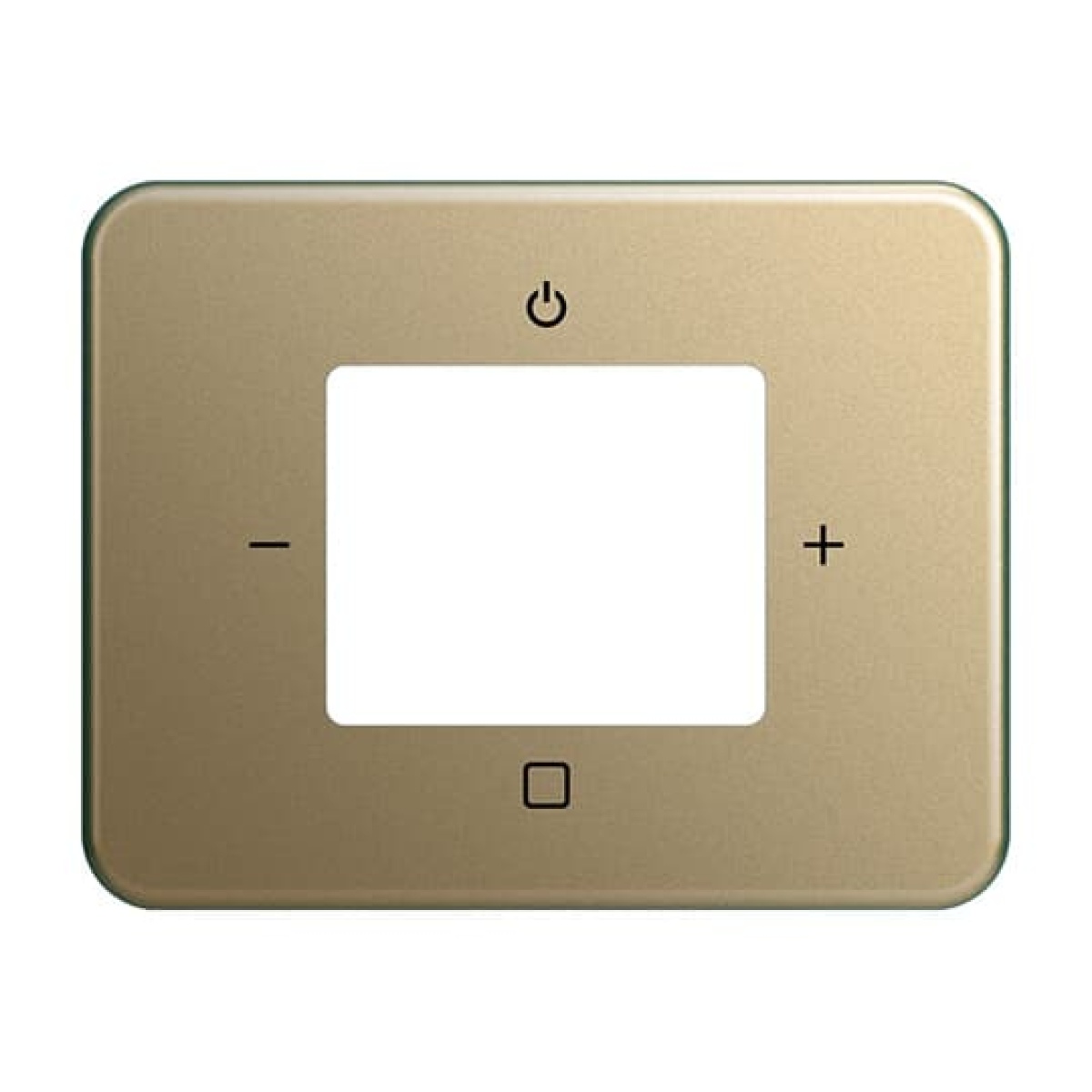 Cover plate with legend Busch-Radio bronze - alpha
