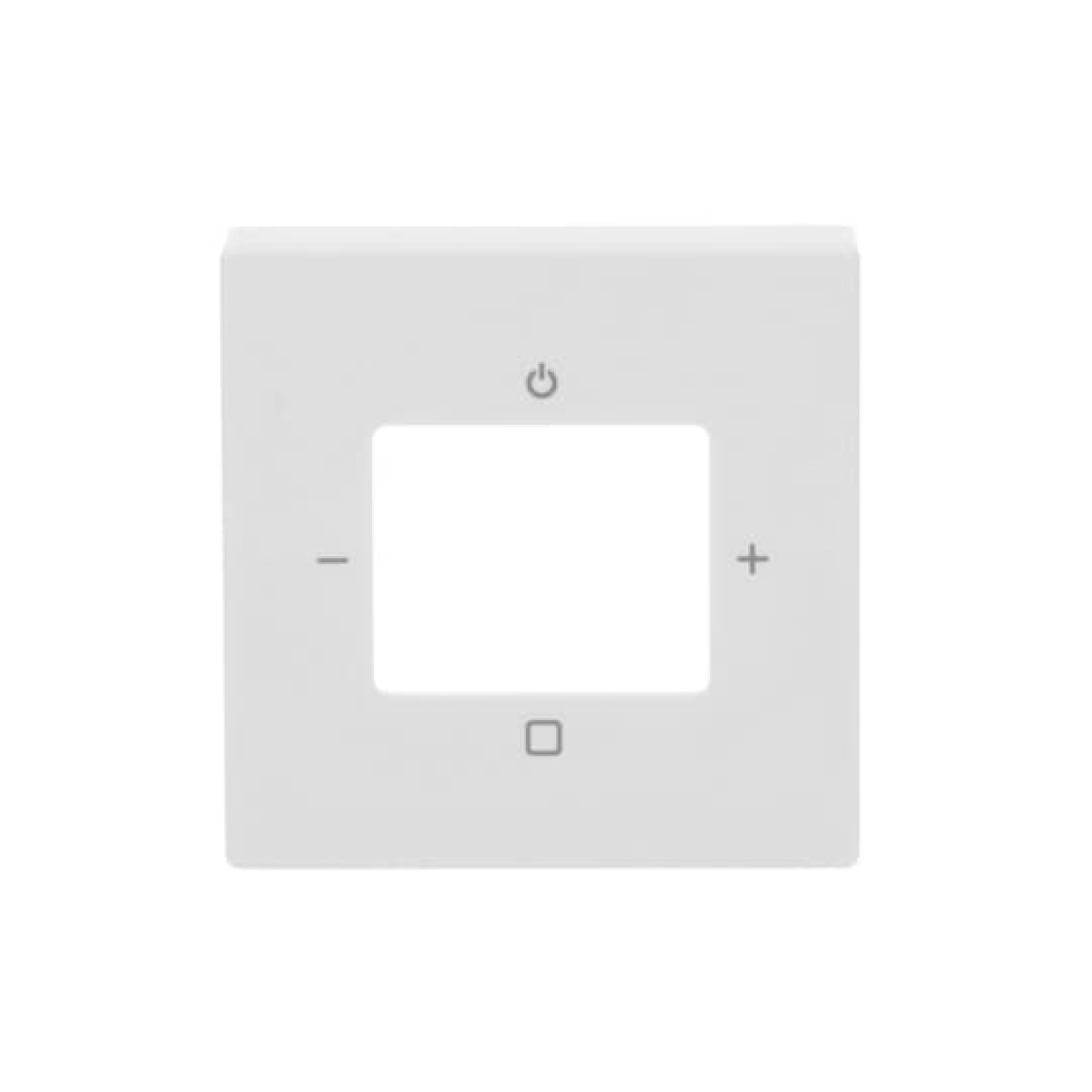Cover plate with legend Busch-Radio studio white - Platform 63